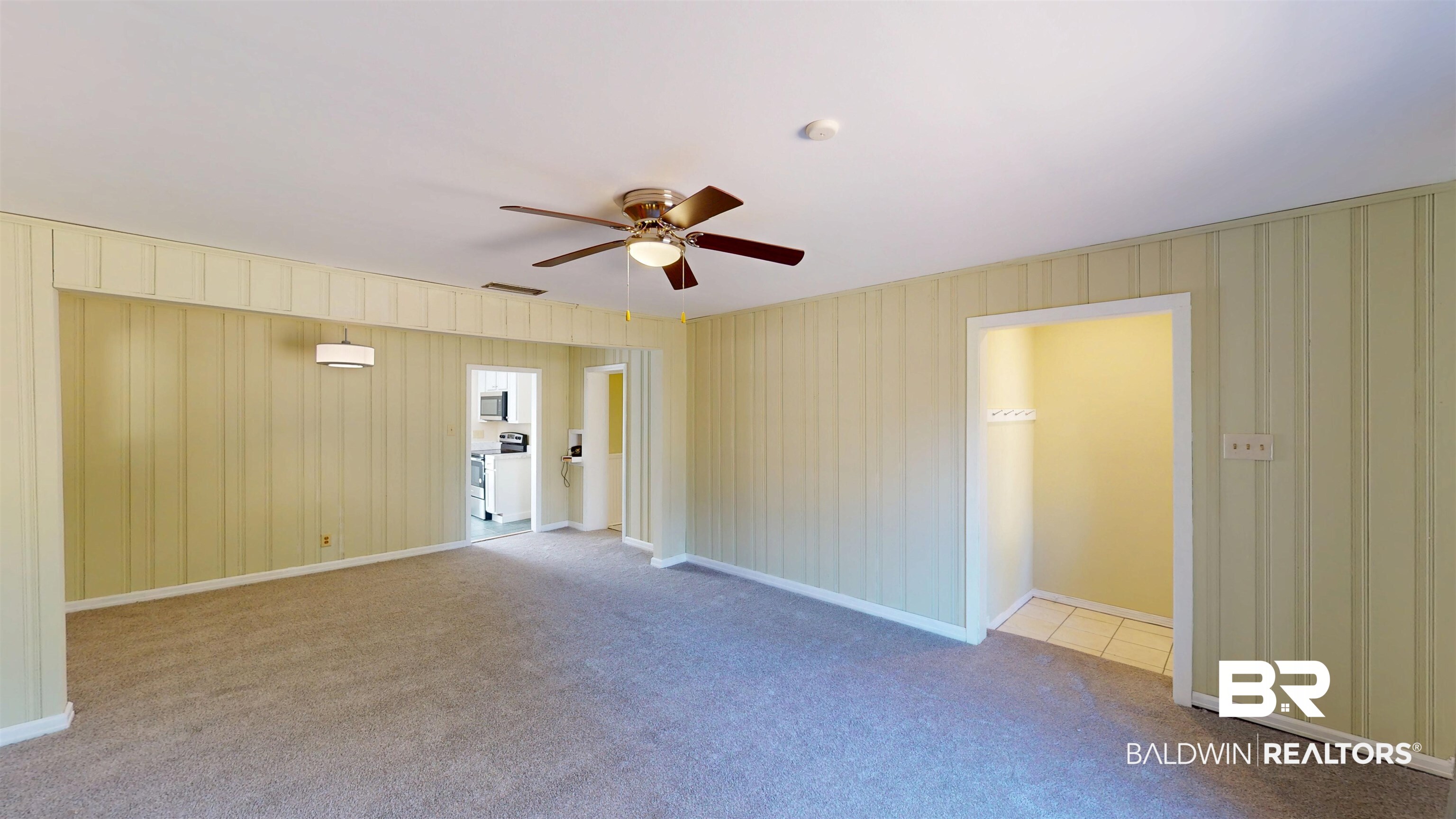 1471 Cedar Crescent Drive Mobile, AL 36605 - Photo 5 of 28 Spare room with a ceiling fan and light colored carpet