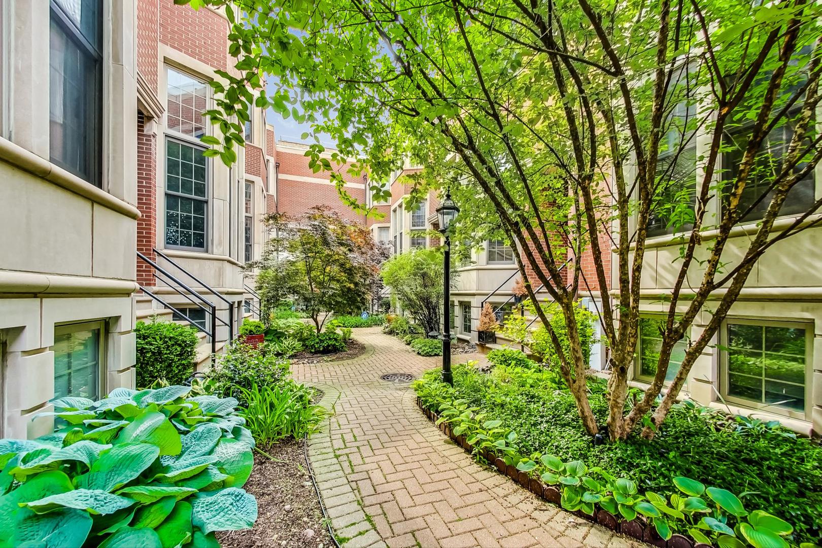 18 North Ada Street, Unit D Chicago, IL 60607 - Photo 7 of 42 a view of a garden with pathway