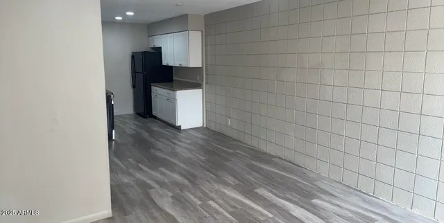 a view of elevator with hallway