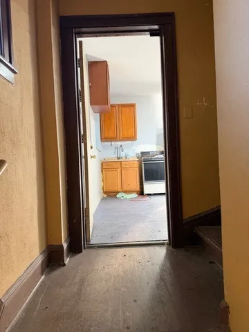 a view of a room with window