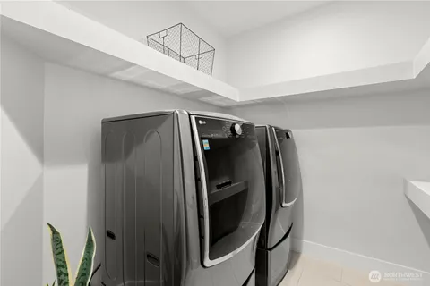 a view of a walk in closet