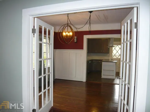 a view interior of a house and wooden floor