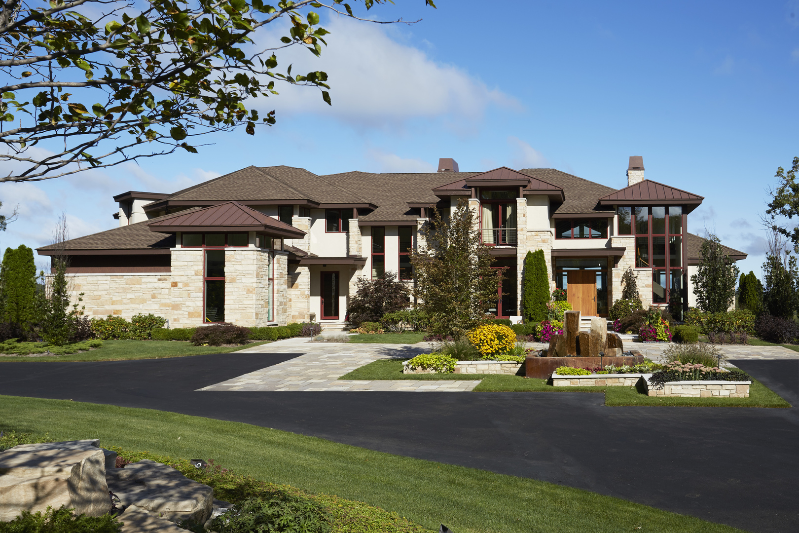 315 South Valley Hill Road Bull Valley, IL 60098 - Photo 3 of 86 a front view of a house with garden