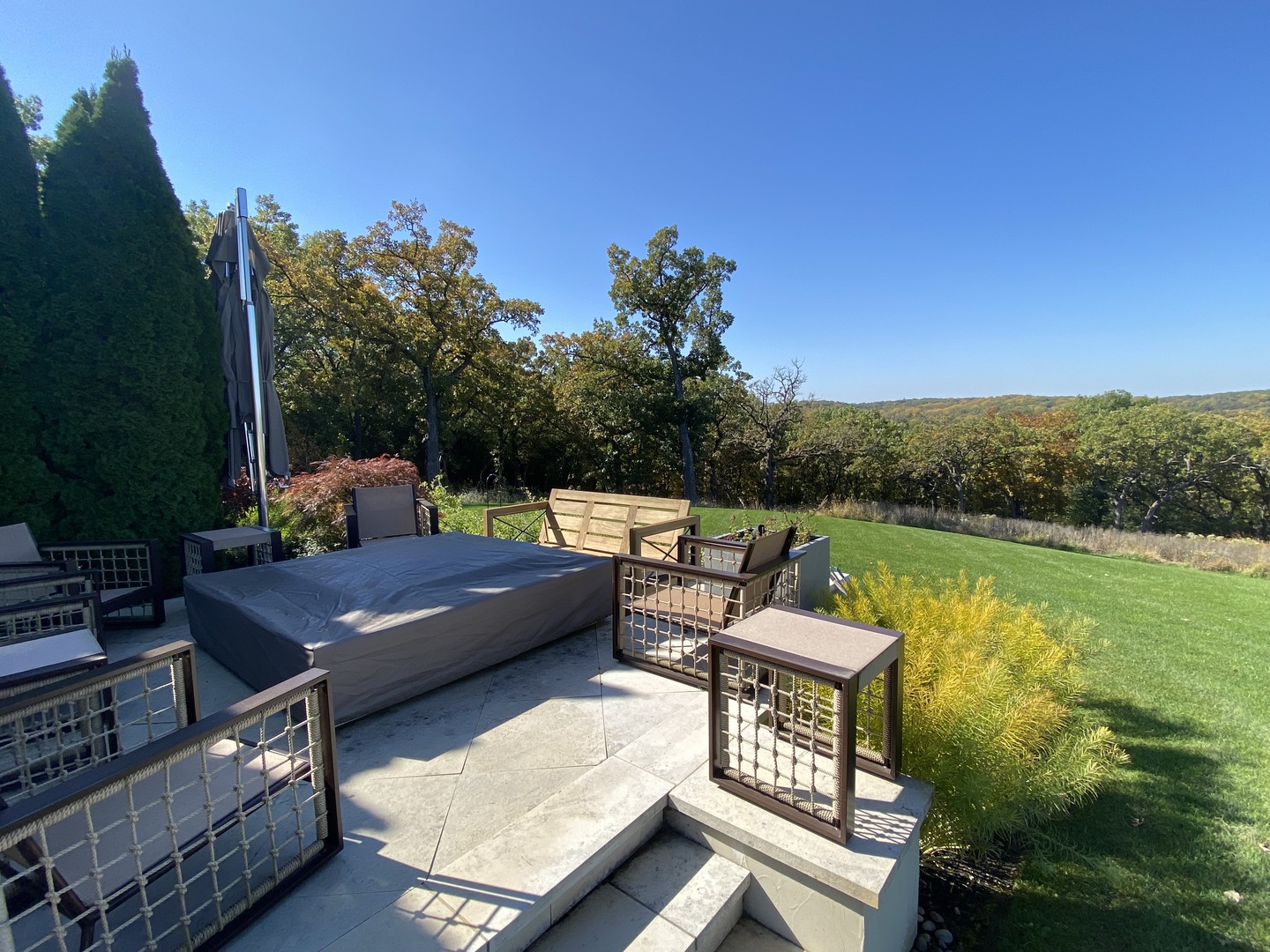 315 South Valley Hill Road Bull Valley, IL 60098 - Photo 50 of 58 a house view with a sitting space garden and lake view