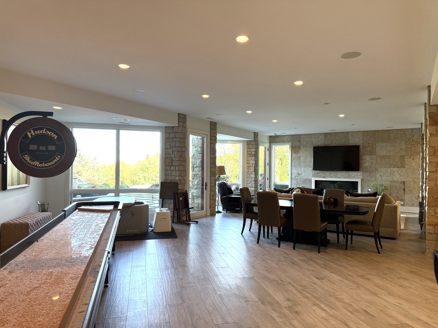 315 South Valley Hill Road Bull Valley, IL 60098 - Photo 52 of 86 a view of a dining room with furniture window and wooden floor