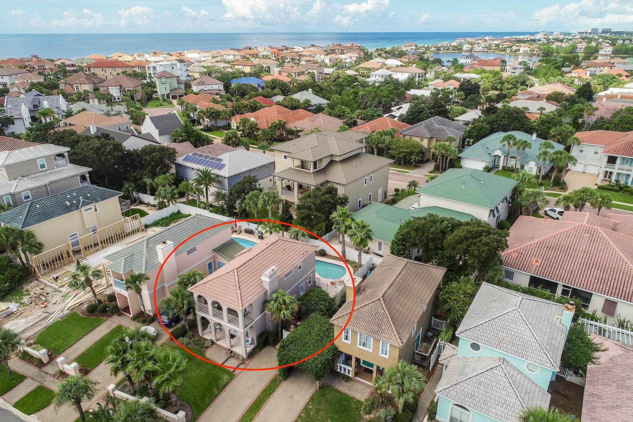 80 Terra Cotta Way Destin, FL 32541 - Photo 66 of 84 drone 4