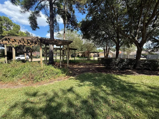 a view of outdoor space with garden