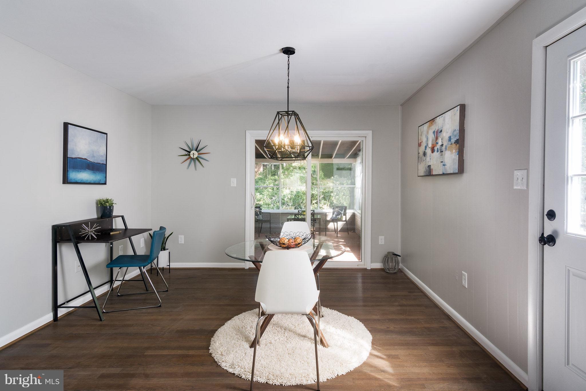 2500 Culpeper Road Alexandria, VA 22308 - Photo 12 of 30 Breakfast Room Opens to Serene Screen Porch!