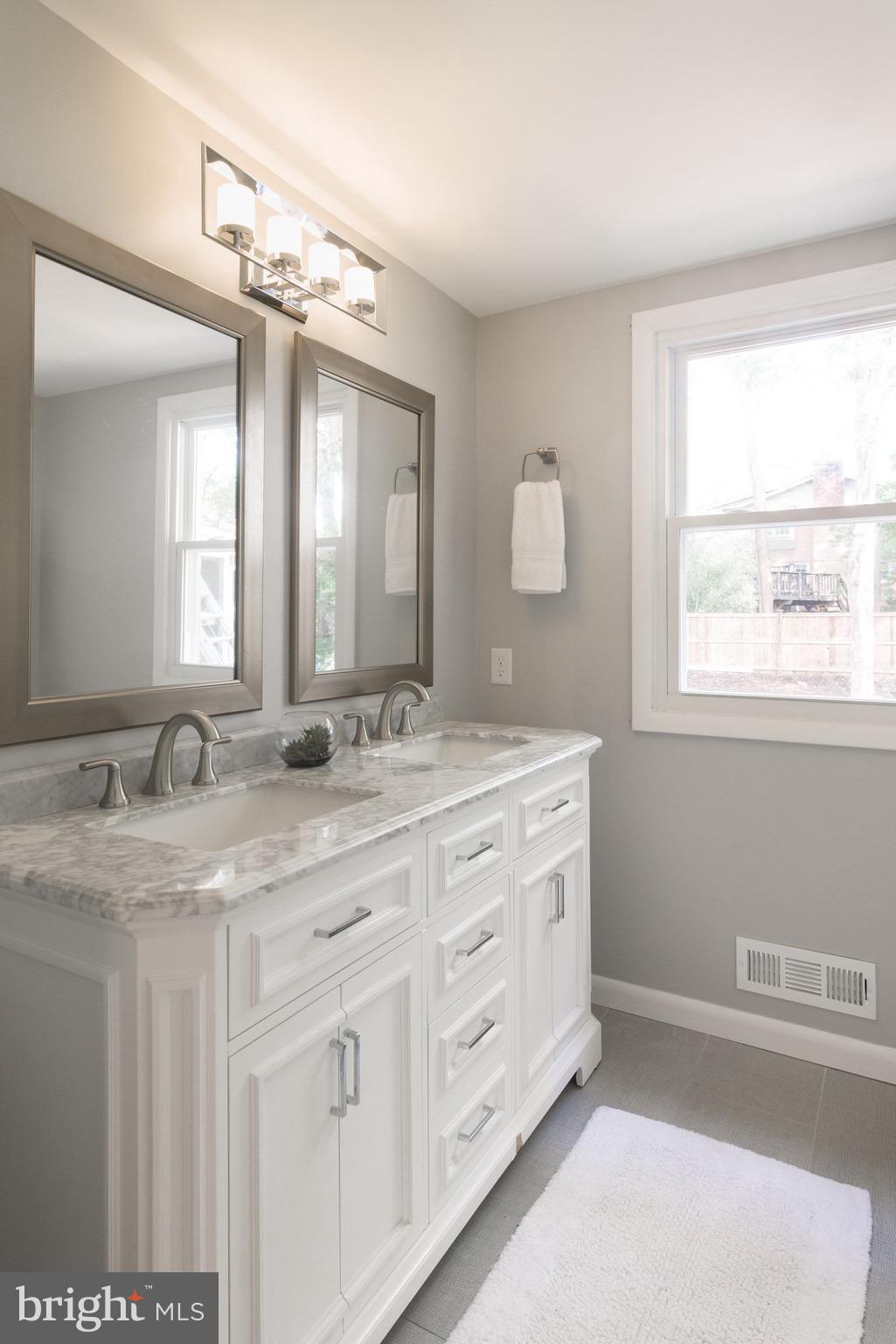 2500 Culpeper Road Alexandria, VA 22308 - Photo 15 of 30 Master Vanity with Double Sinks and Marble Top!