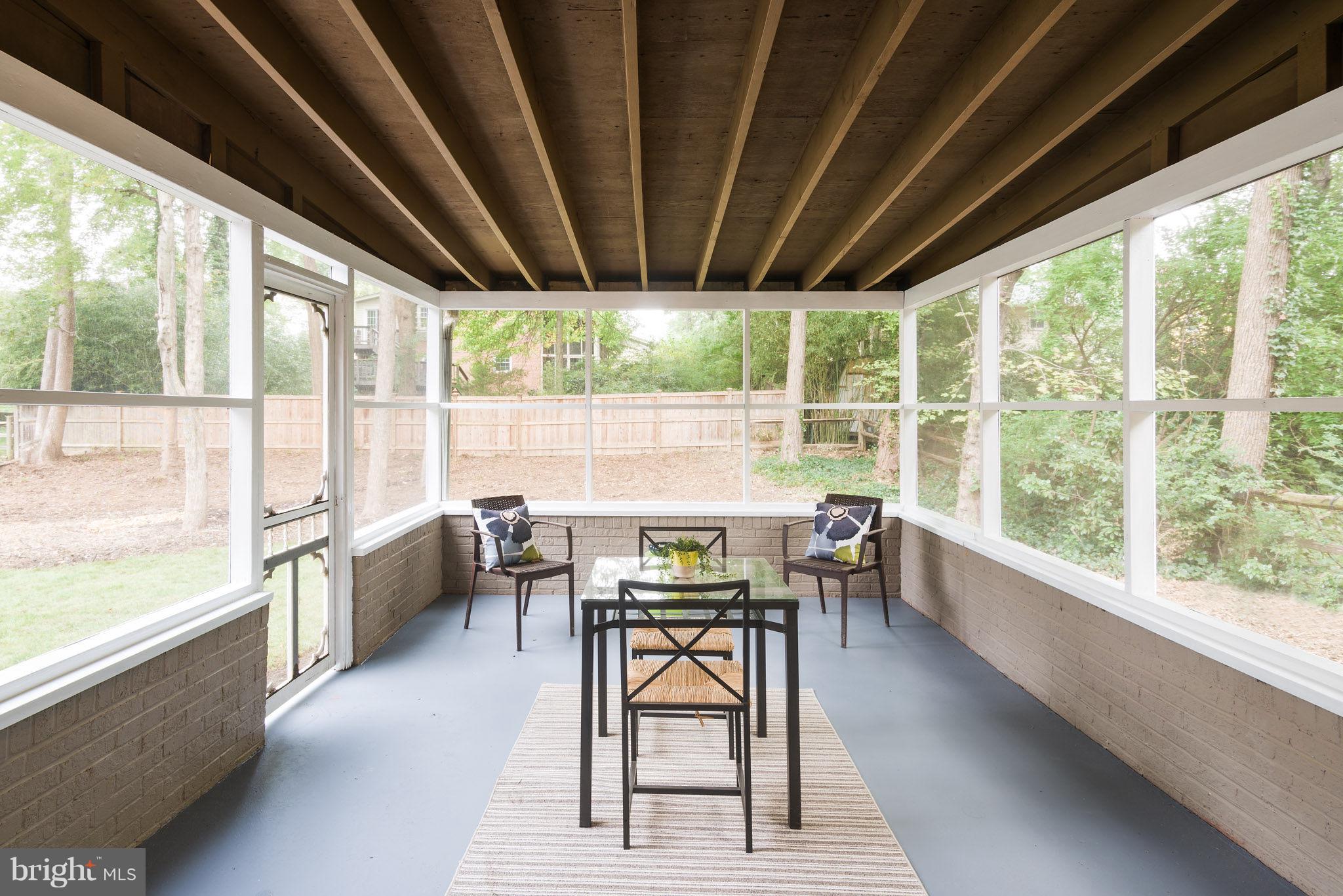 2500 Culpeper Road Alexandria, VA 22308 - Photo 28 of 30 Lovely Screen Porch - Enjoy the Outdoors!
