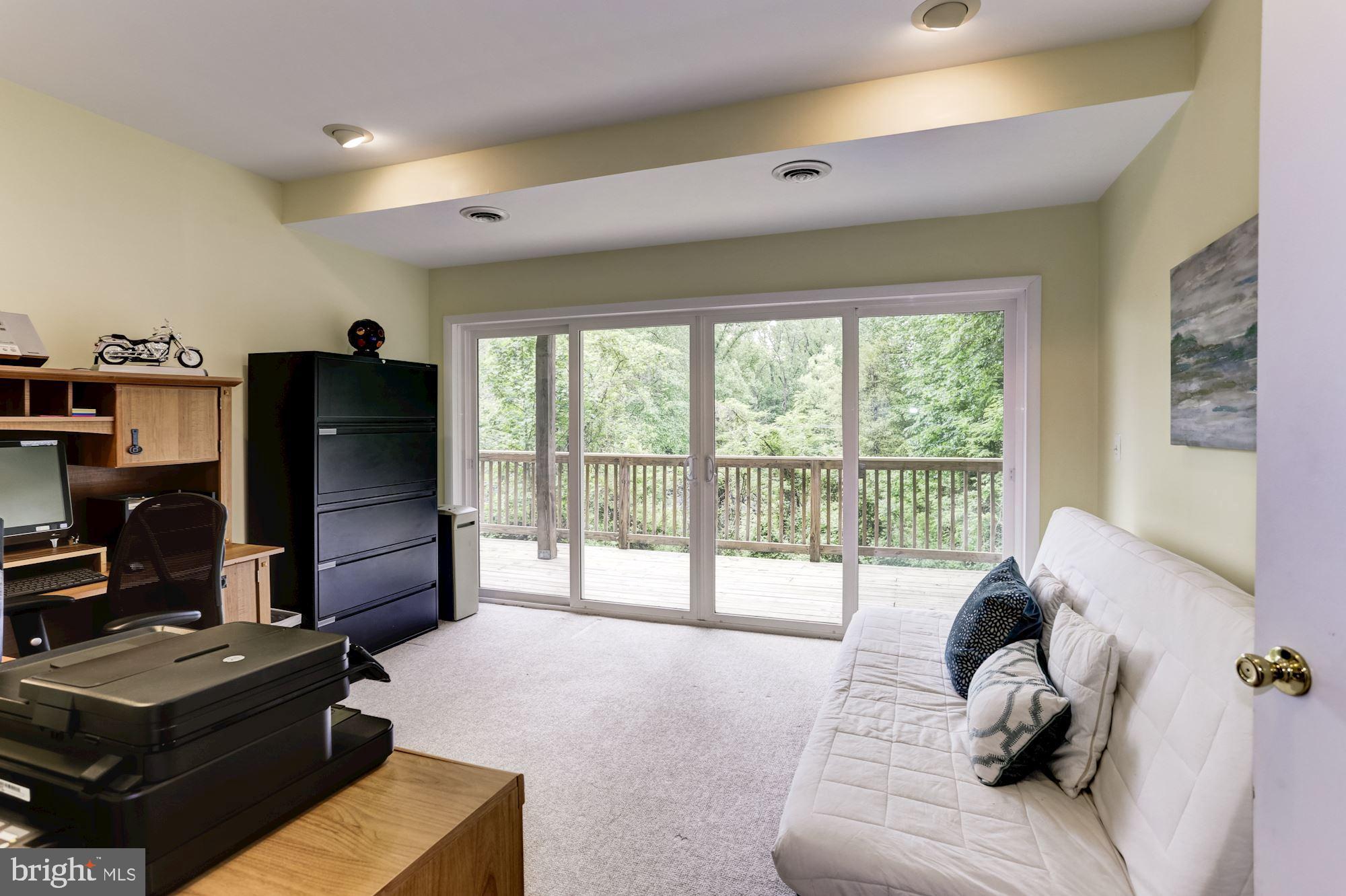 423 Mountain Road Crownsville, MD 21032 - Photo 40 of 69 Home office is sunny and leads to the deck