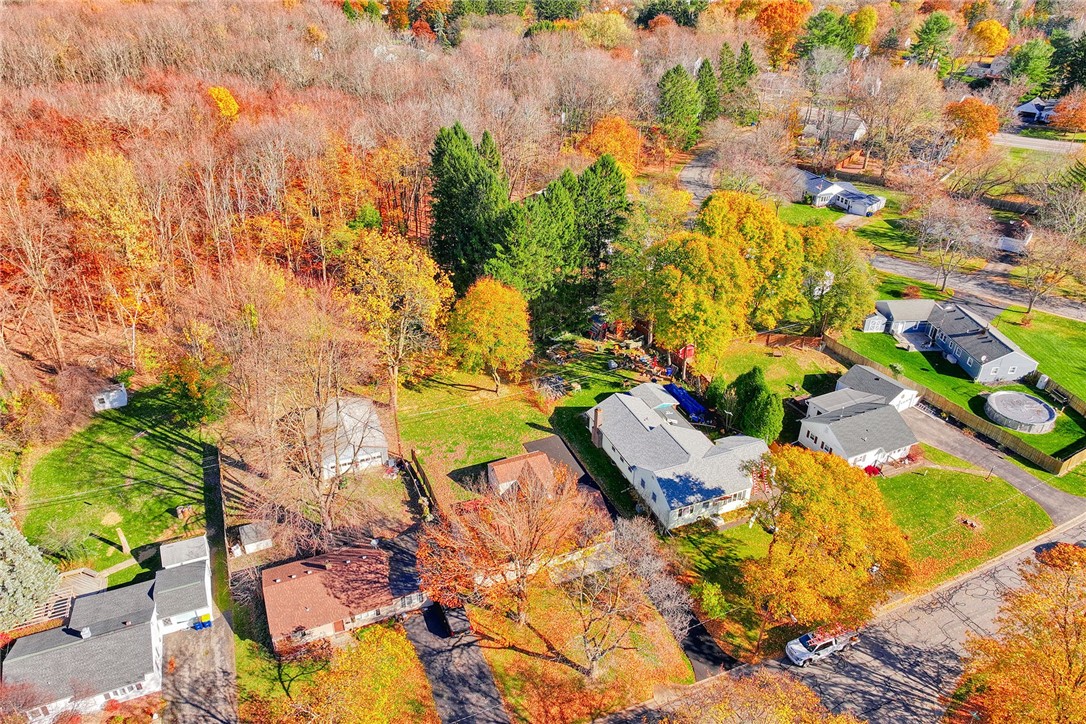 29 Seneca Street Webster, NY 14580 - Photo 39 of 44 AERIAL VIEW FROM STREET TO THE VILLAGE PARK