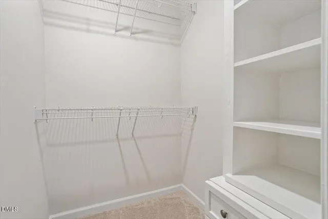 a bathroom with a shower and a toilet