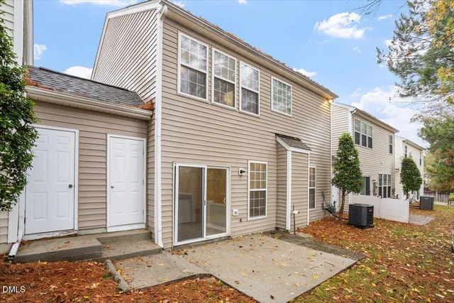 a view of a house with a patio