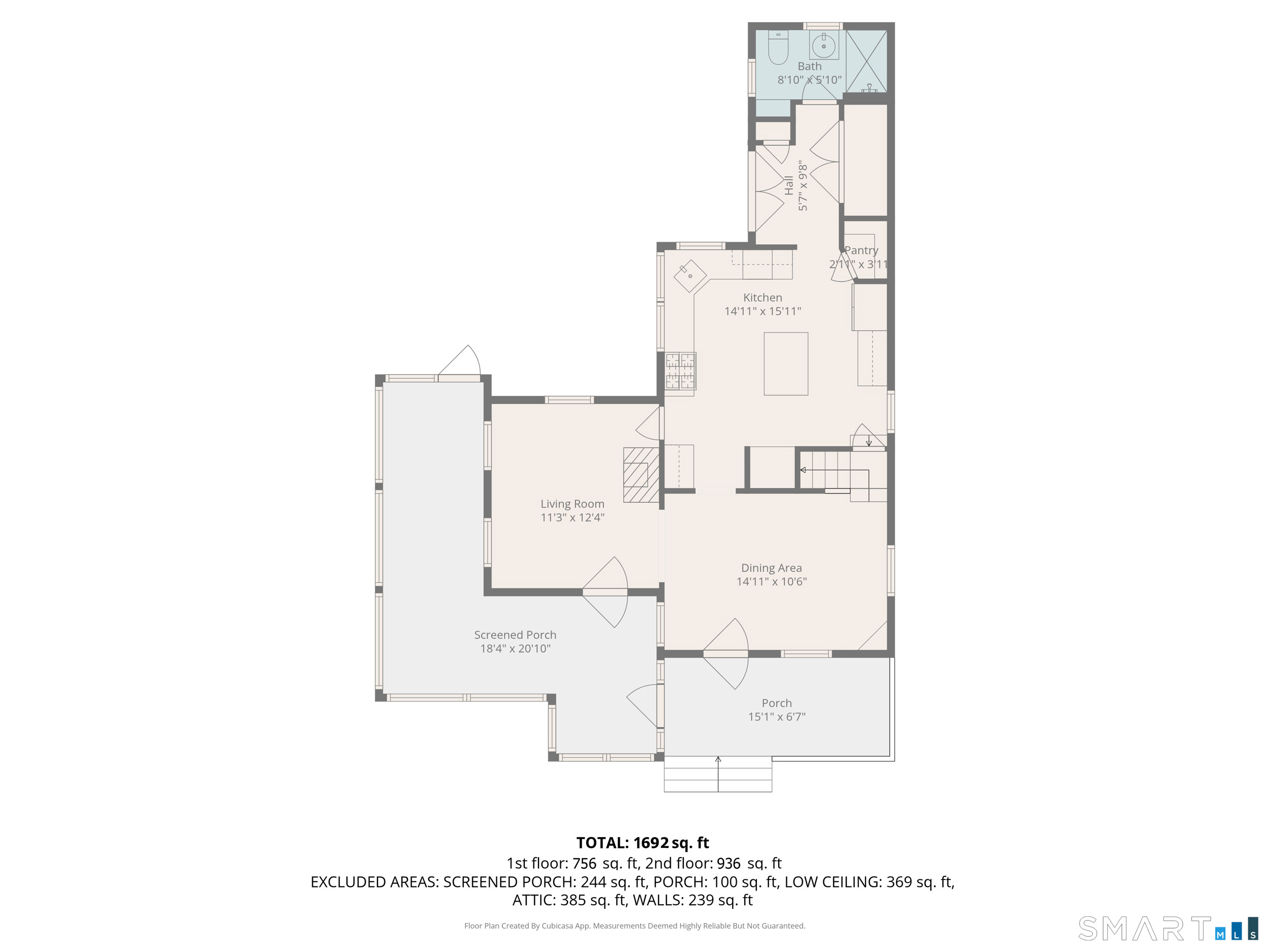 11 Tuxis Road Madison, CT 06443 - Photo 38 of 40 FLOOR PLAN ~ main level