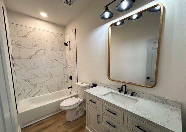 143 Addie Jane Lane Buchanan, GA 30113 - Photo 25 of 31 a bathroom with a granite countertop sink toilet and shower