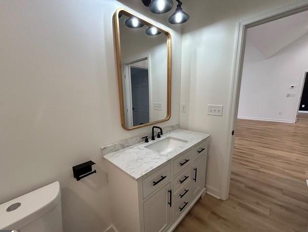 143 Addie Jane Lane Buchanan, GA 30113 - Photo 26 of 31 a bathroom with a granite countertop sink and a mirror