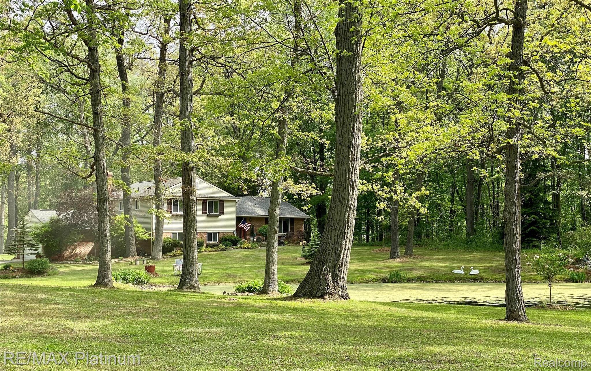 4750 Vines Road Howell, MI 48843 - Photo 28 of 35 Private pond in front