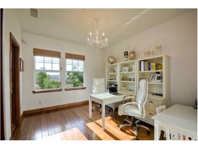 2461 Lapis Road Carlsbad, CA 92009 - Photo 11 of 25 VIEW OFFICE ... One of the (5) bedrooms is currently used as an office. Lots of warm natural light and views out to the La Costa Resort Champions Golf Course