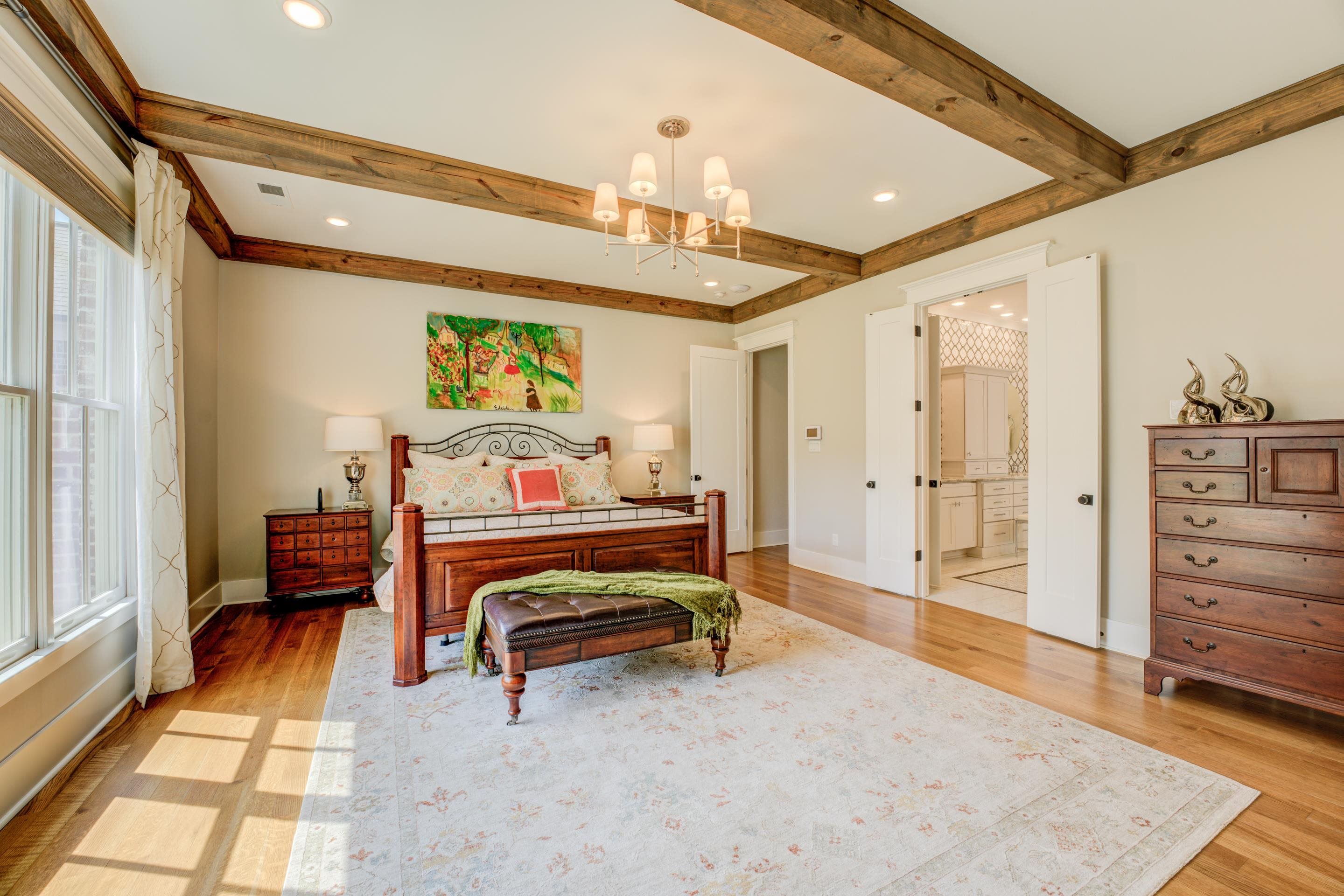 112 North Mt Pleasant Road Collierville, TN 38017 - Photo 18 of 40 a bedroom with furniture and a window
