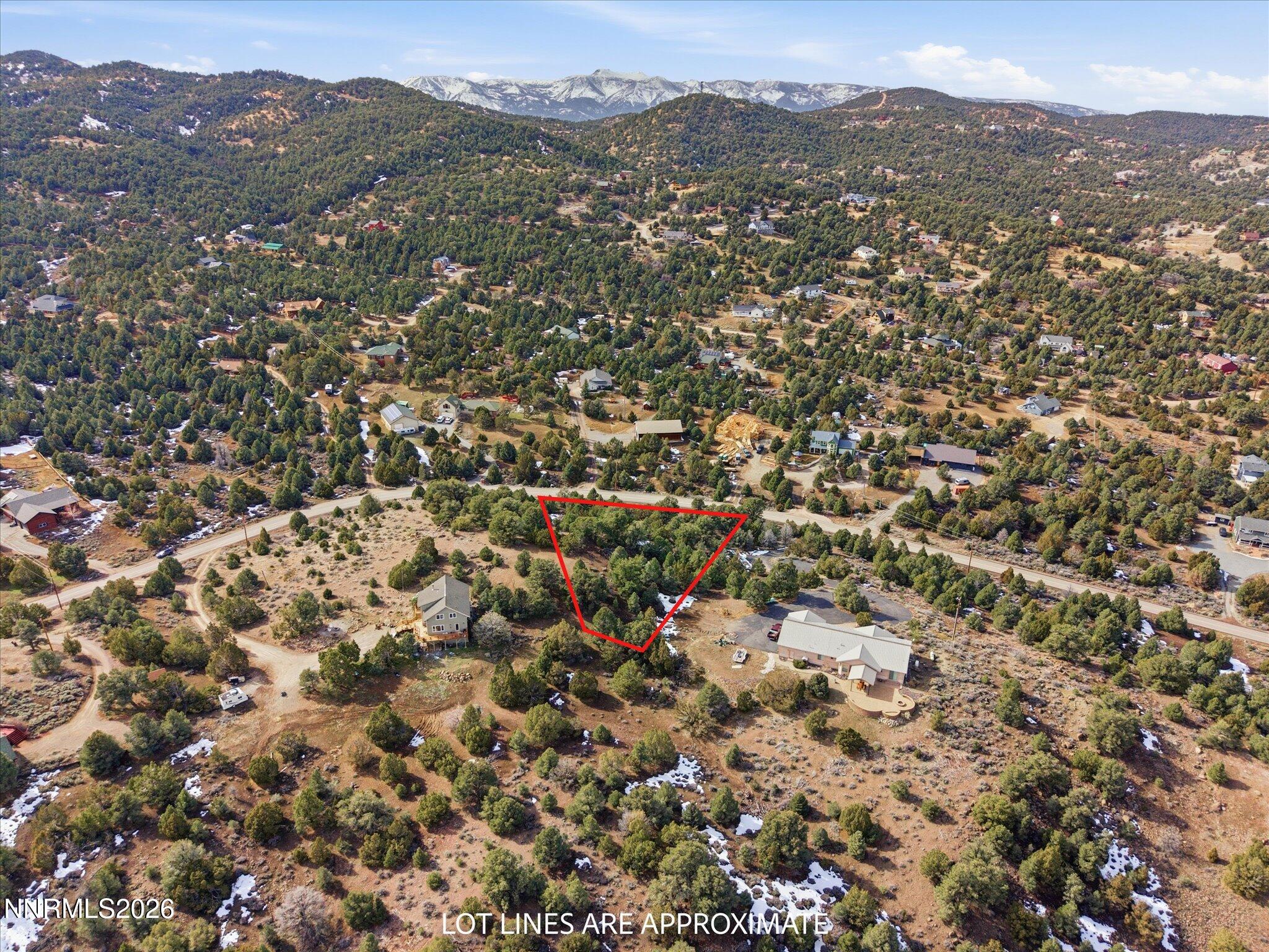 1859 Lousetown Road Reno, NV 89521 - Photo 14 of 34 an aerial view of house with yard and mountain view in back