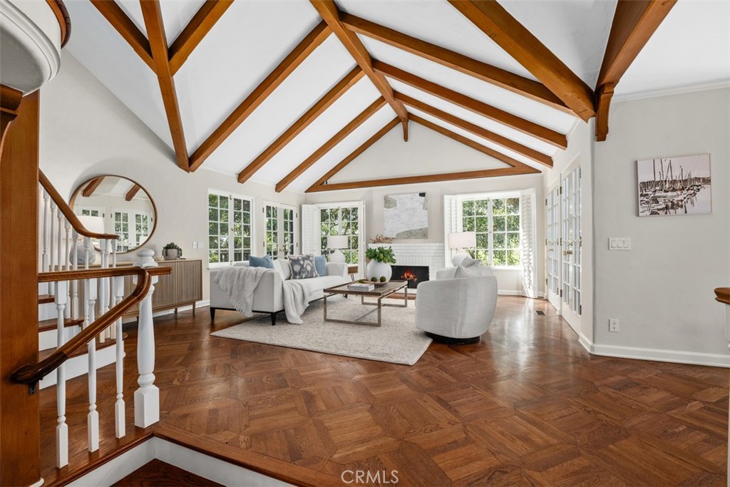 421 High Drive Laguna Beach, CA 92651 - Photo 5 of 42 a living room with furniture and wooden floor