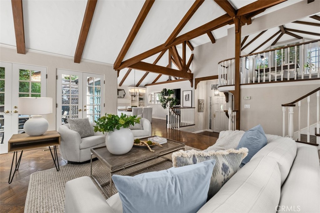 421 High Drive Laguna Beach, CA 92651 - Photo 8 of 42 a living room with furniture and a large window