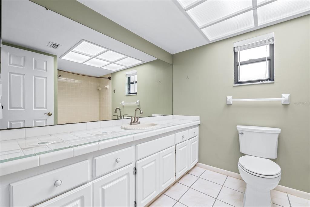3404 Brian Road South Palm Harbor, FL 34685 - Photo 36 of 71 a bathroom with a toilet sink and mirror