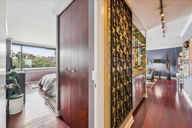 a outdoor space with a couch and the view of living room