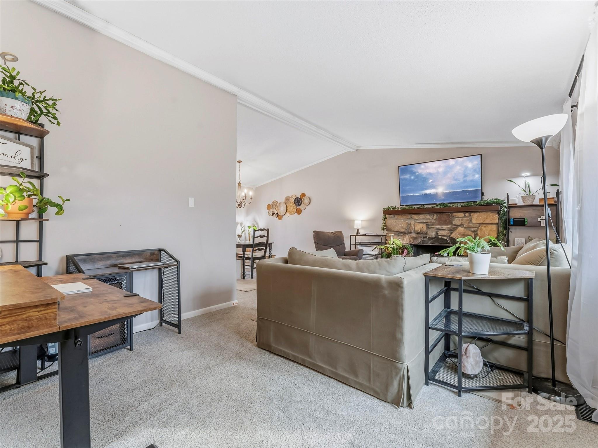 531 Three Mile Knob Road Pisgah Forest, NC 28768 - Photo 7 of 37 a living room with furniture and a table