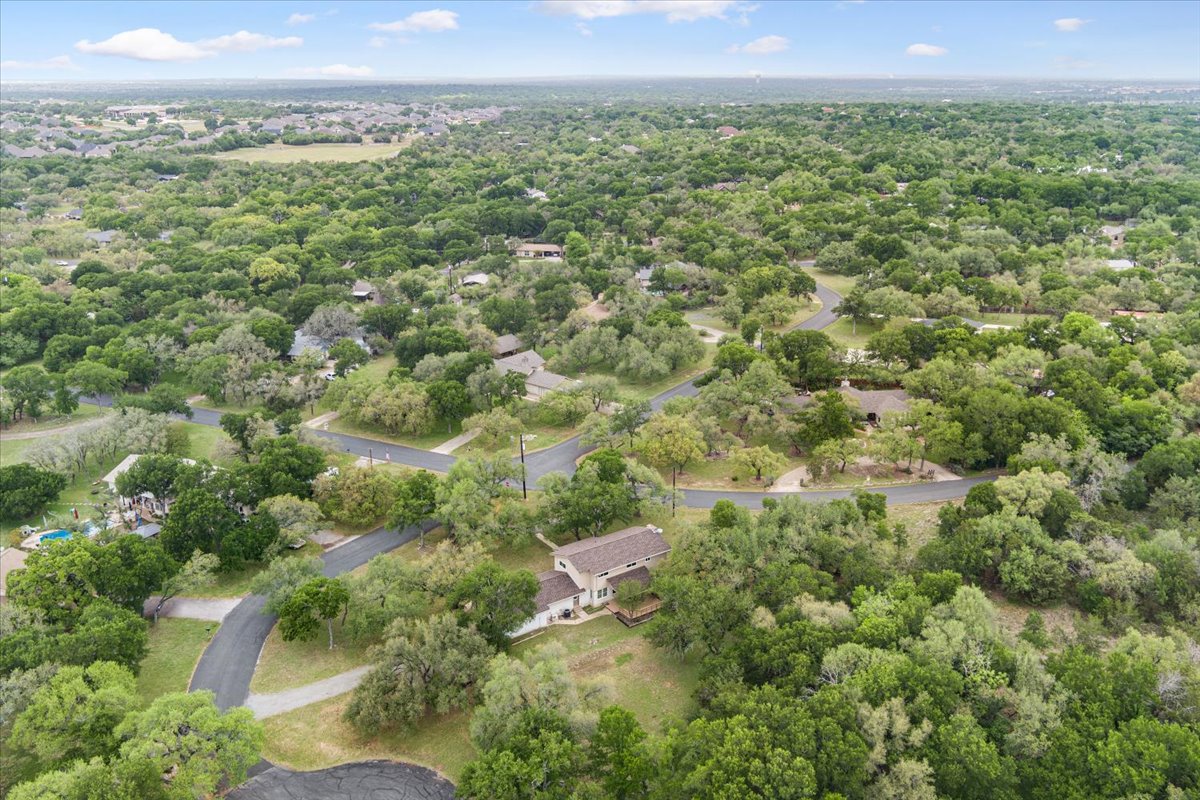 4015 Ramada Trail Georgetown, TX 78628 - Photo 34 of 35 Bird's eye view of a heavily wooded area
