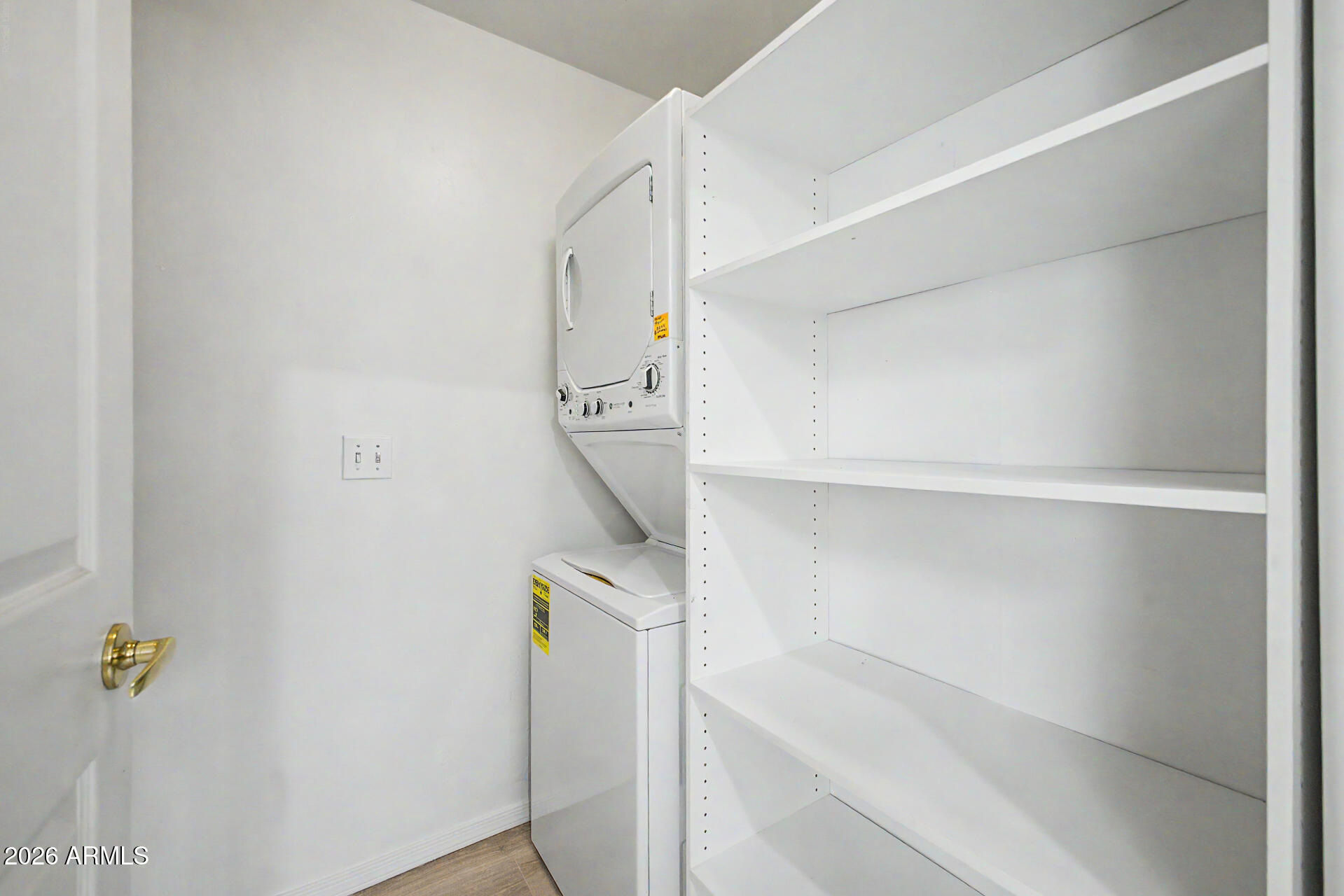 5445 East McKellips Road, Unit 21 Mesa, AZ 85215 - Photo 20 of 31 Stacked washer and dryer