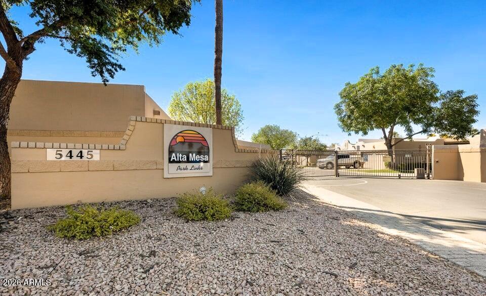 5445 East McKellips Road, Unit 21 Mesa, AZ 85215 - Photo 29 of 31 Front Gate