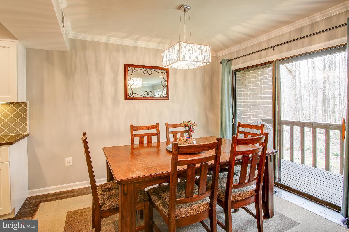 2218 Glencourse Lane Reston, VA 20191 - Photo 12 of 30 Dining Room with access to main level deck