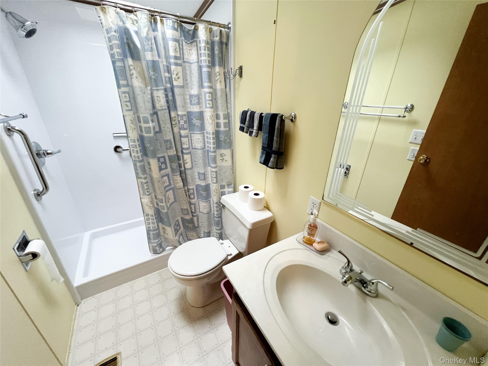 509 Burnwood Road East Branch, NY 13756 - Photo 11 of 14 a bathroom with a sink toilet and shower