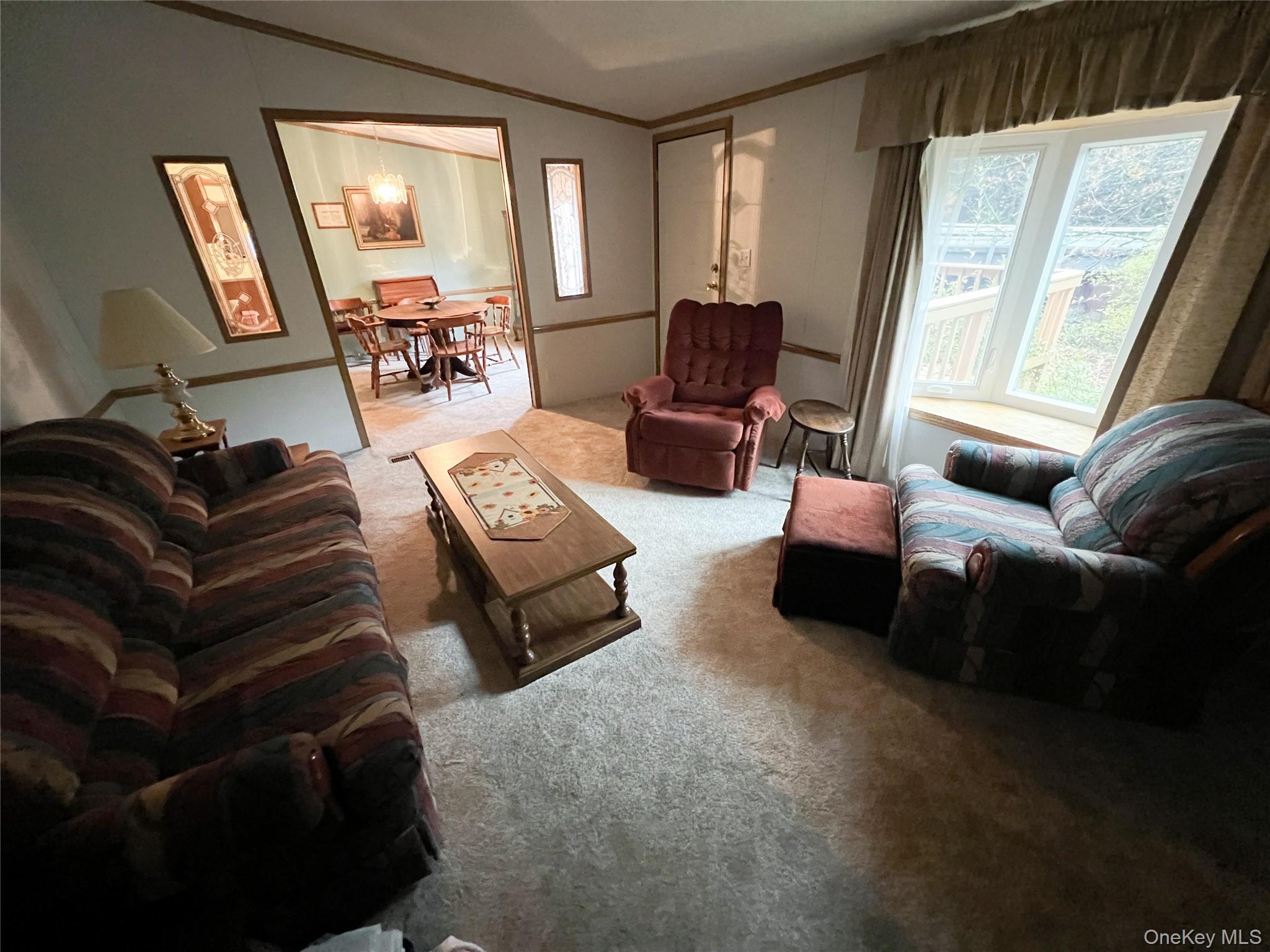 509 Burnwood Road East Branch, NY 13756 - Photo 12 of 14 a living room with furniture and a large window