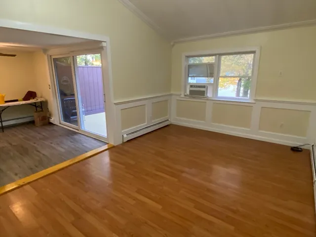 wooden floor in an empty room