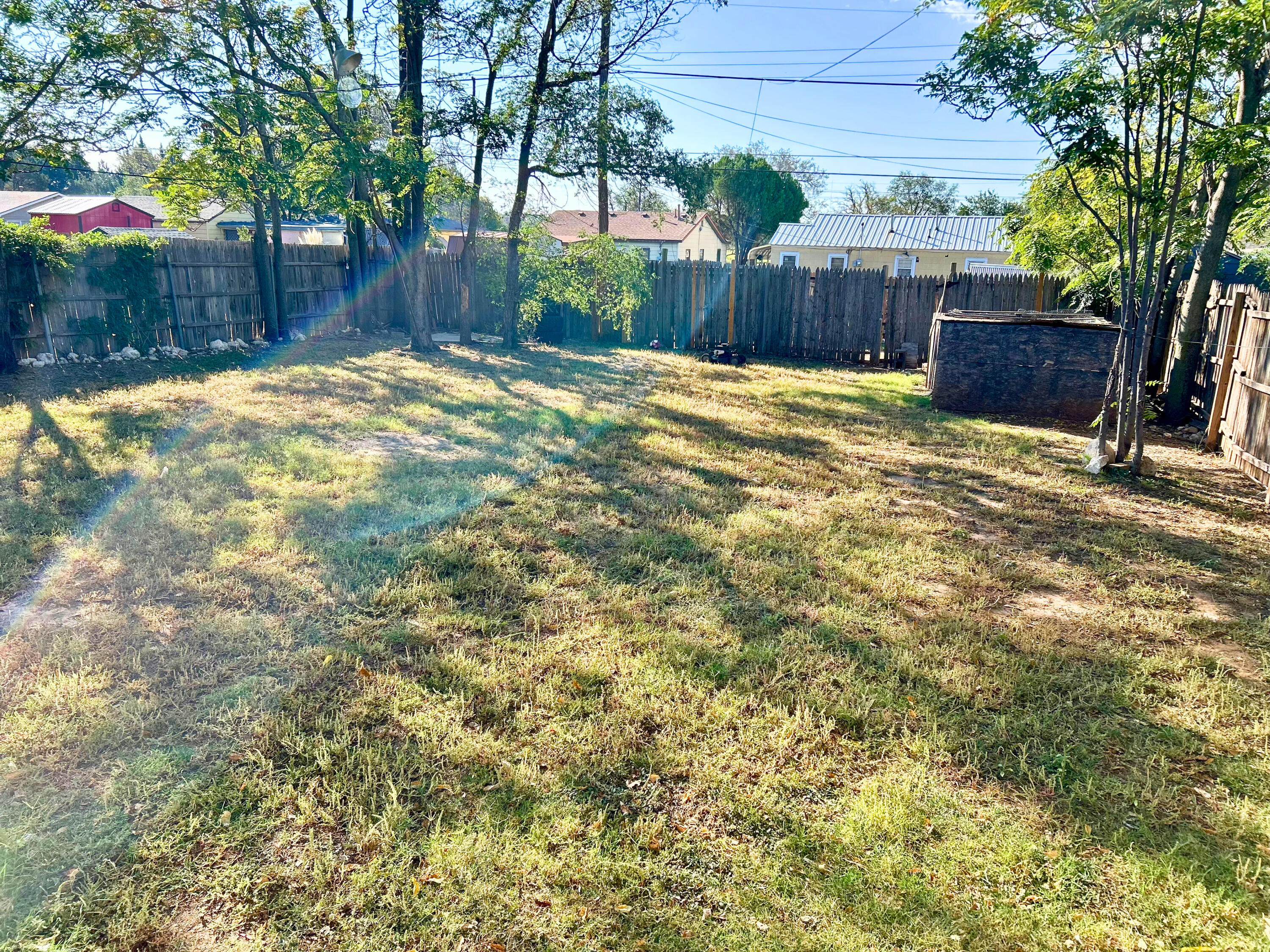 2205 39th Street Lubbock, TX 79412 - Photo 7 of 7 a view of a backyard