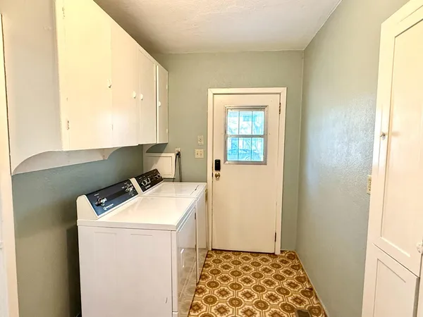 a room with storage and utility