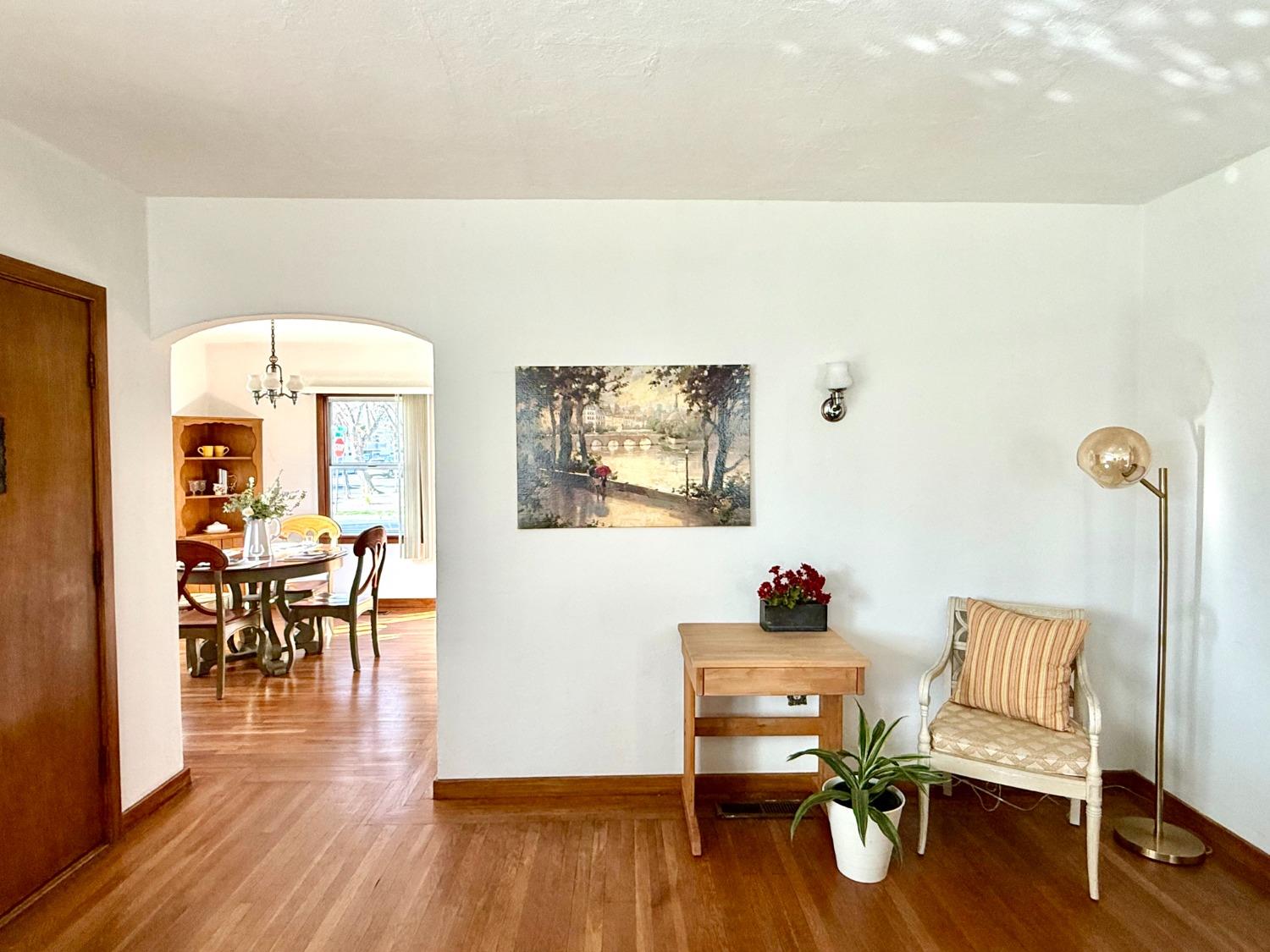 646 F Street Davis, CA 95616 - Photo 9 of 33 a living room with furniture and wooden floor