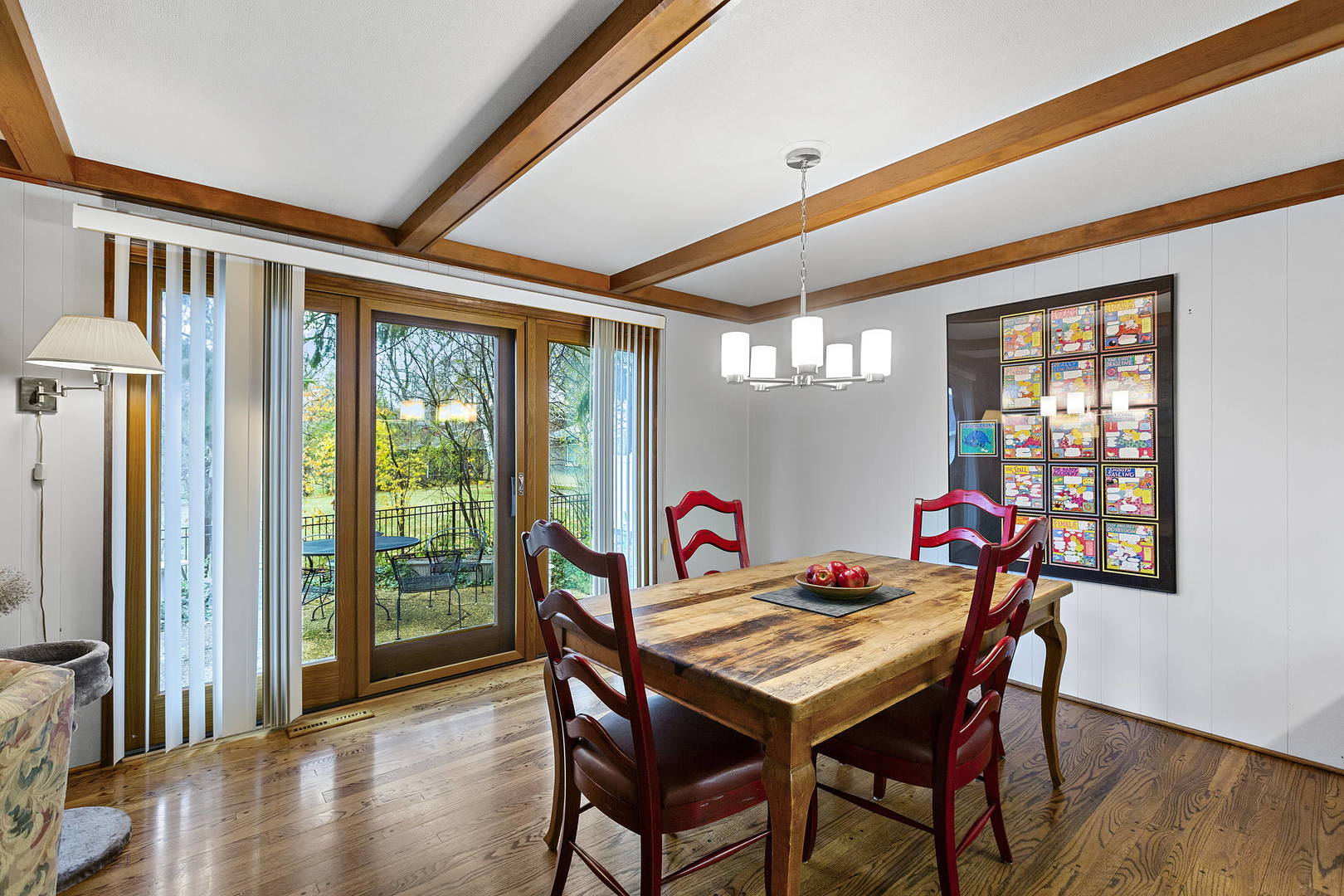 1841 Birch Road Northbrook, IL 60062 - Photo 3 of 18 a outdoor dining space with furniture and wooden floor