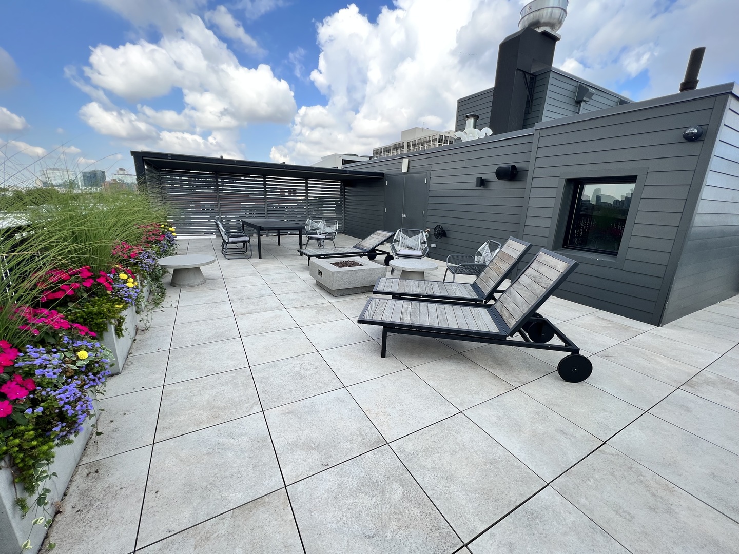 Undisclosed Address Chicago, IL 60610 - Photo 9 of 14 a view of backyard with seating space and potted plants