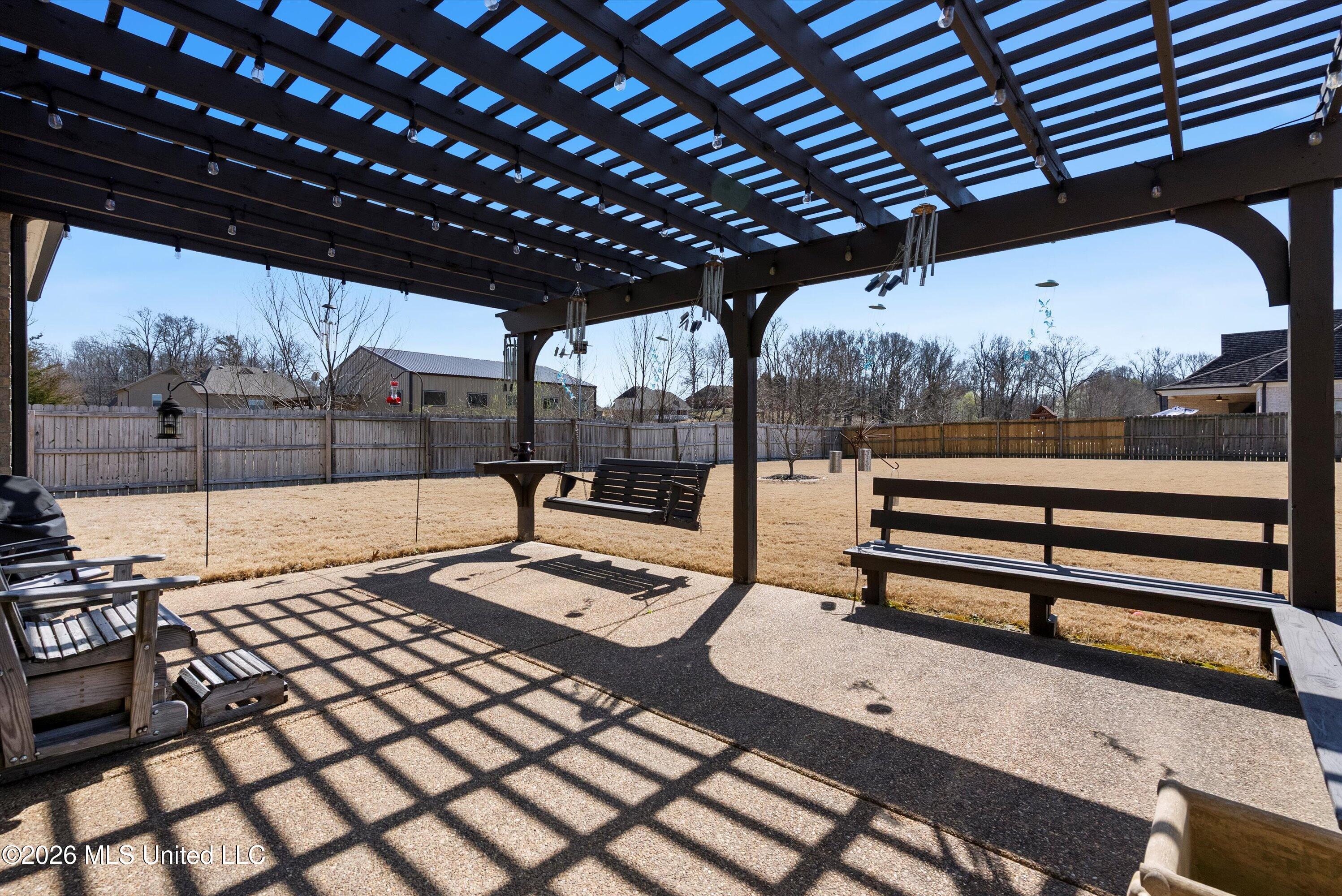 1586 Carlee Drive Hernando, MS 38632 - Photo 38 of 44 1586-pergola 1