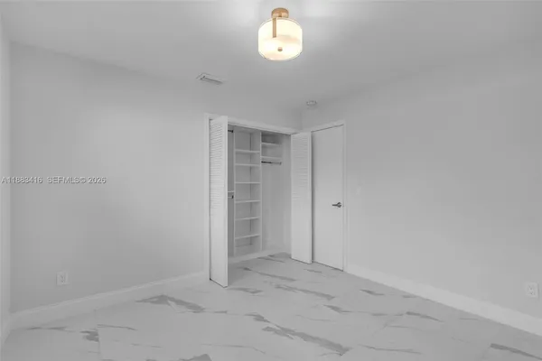 an empty room with a empty space