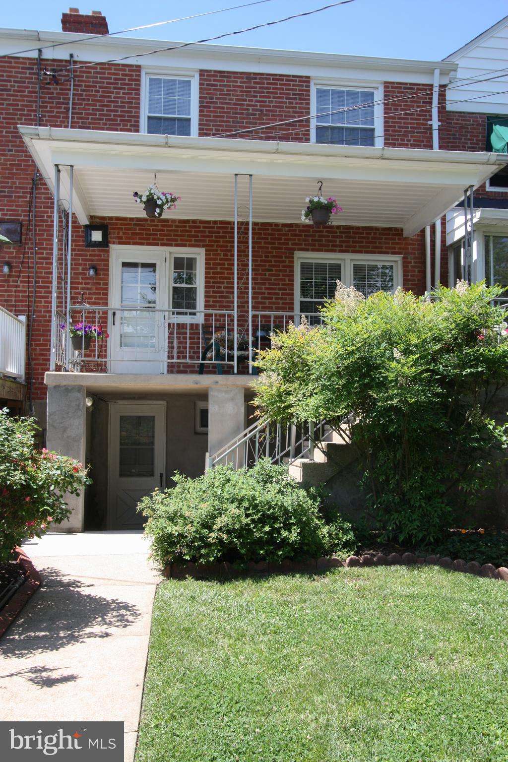 8161 Pleasant Plains Road Baltimore, MD 21286 - Photo 42 of 52 Rear of House - Covered Porch