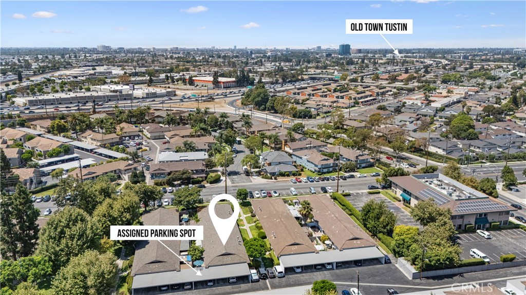 14802 Newport Avenue, Unit 18A Tustin, CA 92780 - Photo 24 of 27 an aerial view of residential houses with city view