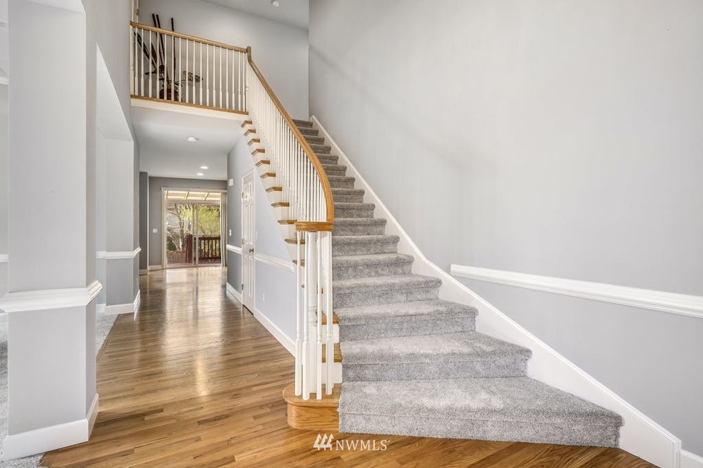 3620 209th Place Southeast Bothell, WA 98021 - Photo 7 of 31 a view of staircase with white walls and windows