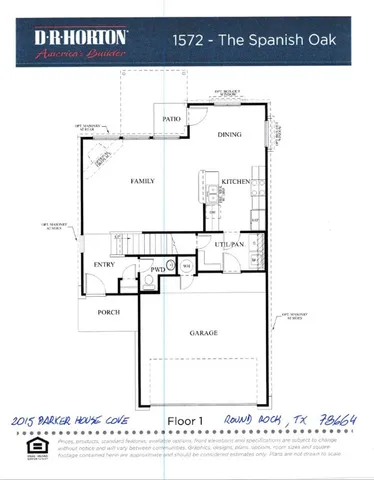 $1,900 | 2015 Barker House Cove, Round Rock, TX 78664