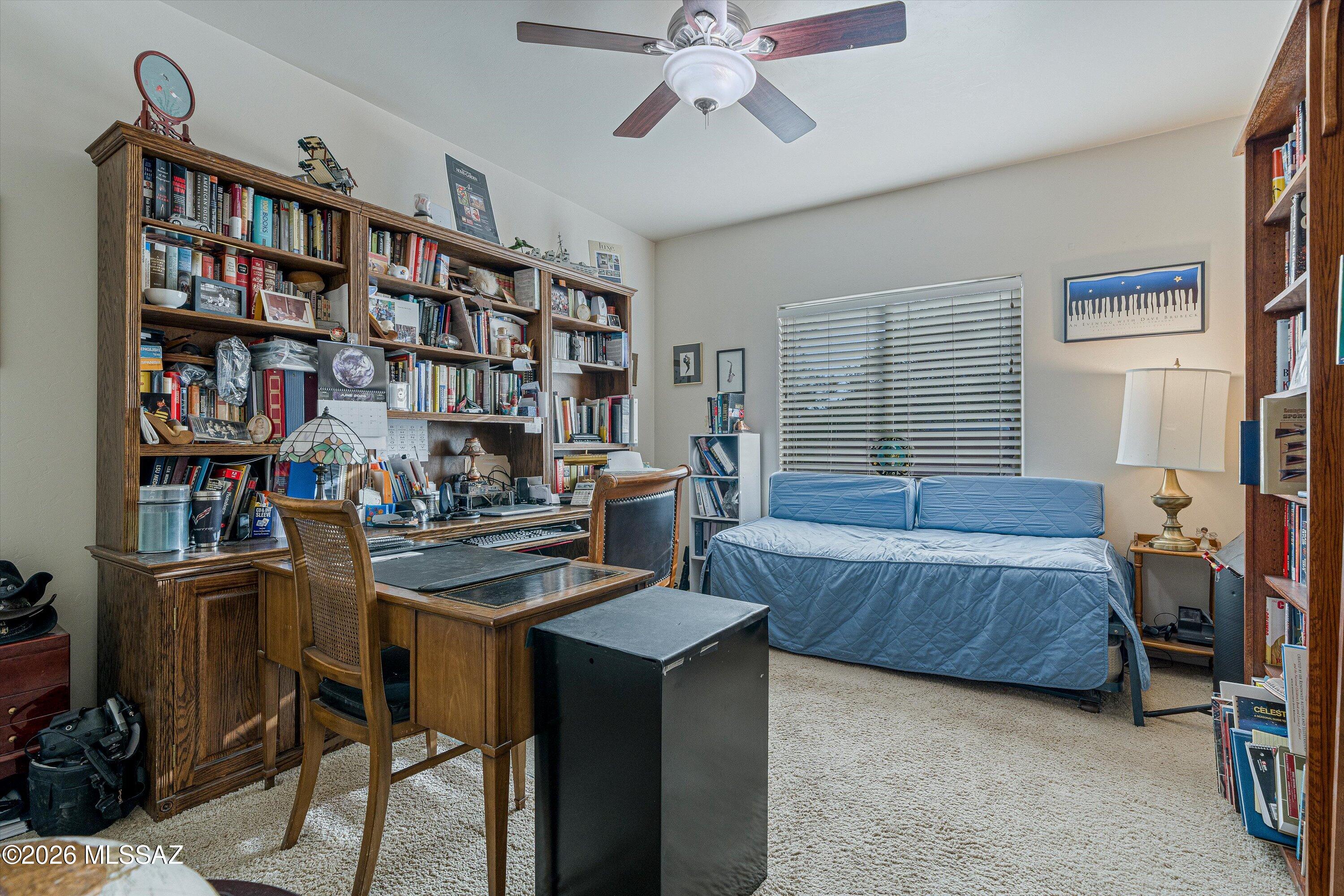 4677 East Rail N Road Tucson, AZ 85739 - Photo 18 of 48 A bedroom currently used as an office