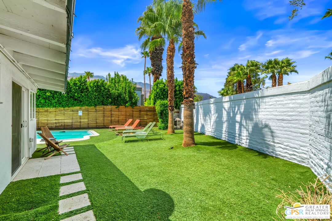 1655 Tamarisk Road Palm Springs, CA 92262 - Photo 39 of 39 a view of yard with swimming pool